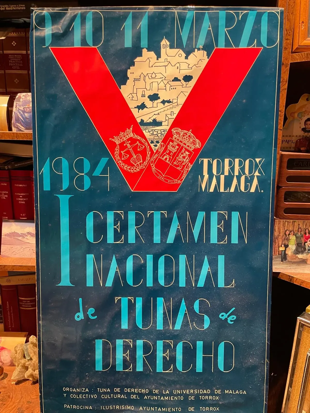 Cartel del I Certamen Nacional de Tunas de Derecho en Torrox
